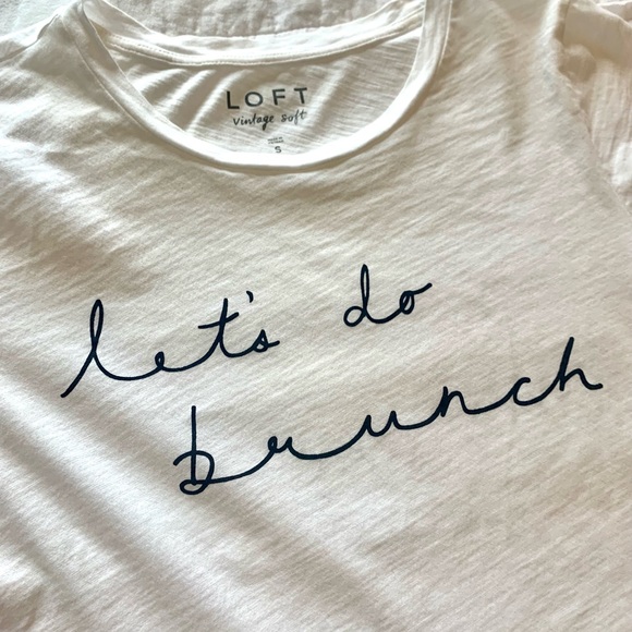 LOFT “let’s do brunch” tee - Picture 6 of 6